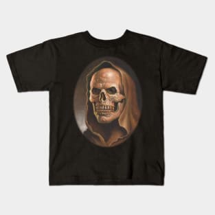 The Grim Reaper Portrait Kids T-Shirt